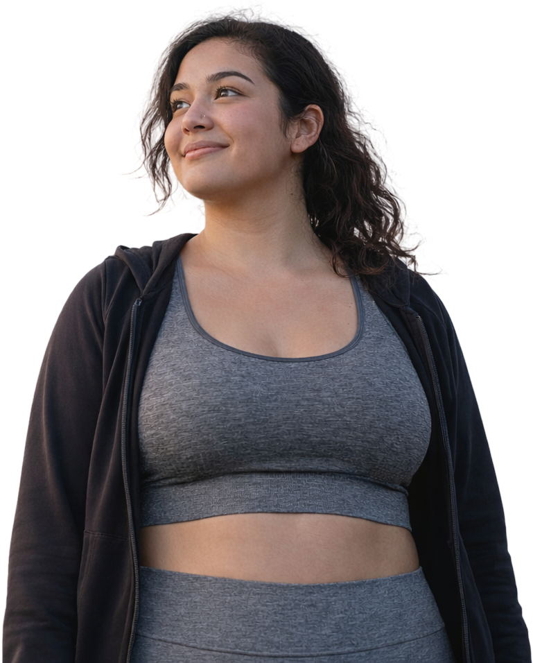 Person in athletic wear